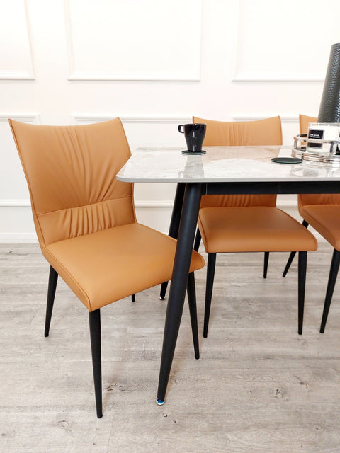 Dido Leather Dining Chair