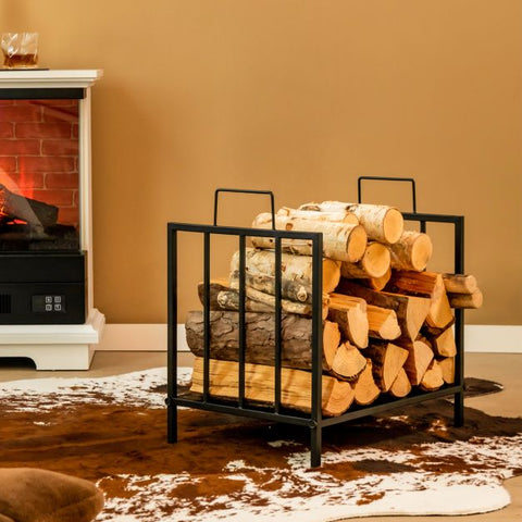 Handy Firewood Log Rack with Elevated Feet for Fireplace or Stove