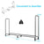 8FT Waterproof PVC Covered Firewood Log Storage Rack