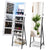 Edgeless Standing Jewellery Mirror with Storages, Shelve, Lock and Internal Mirror with LED