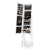 Edgeless Standing Jewellery Mirror with Storages and Internal LED