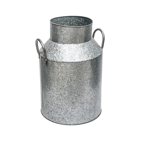 Rustic Milk Churn with Rust-resistant Design and Handles