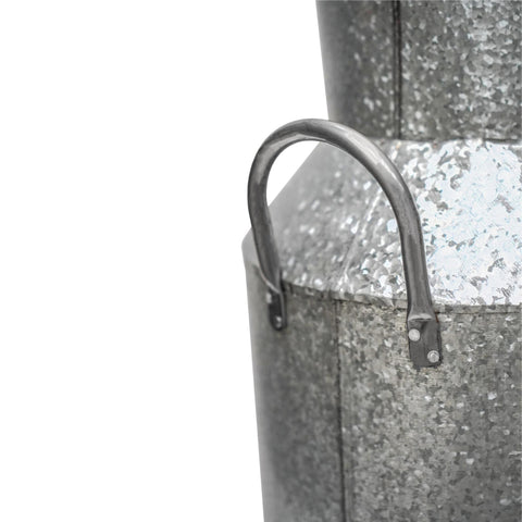 Rustic Milk Churn with Rust-resistant Design and Handles