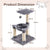 Cat Tree Tower with Multi-Level, Top Perch, and Scratching Posts