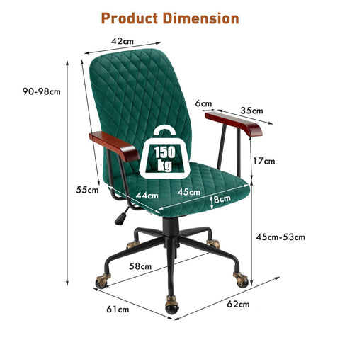Charming Leisure Swivel Chair with Ergonomic Backrest and Flexible Rotation