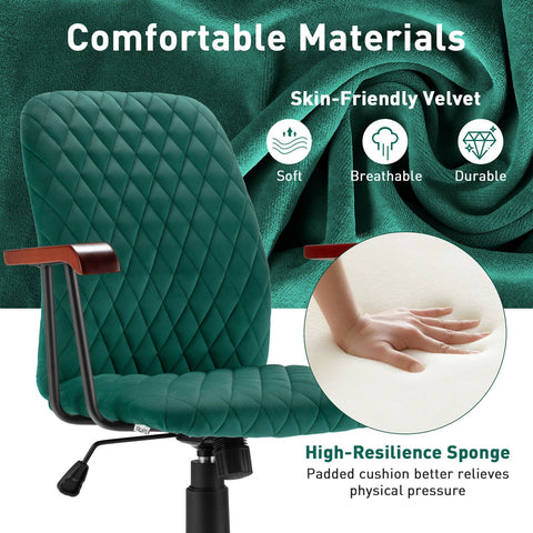 Charming Leisure Swivel Chair with Ergonomic Backrest and Flexible Rotation