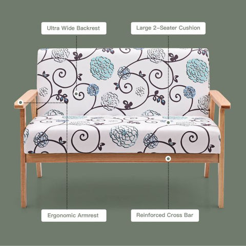Flowerland Garden Inspire 2 Seater Sofa in 115cm Length