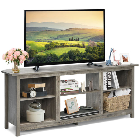 Rustic and Elegant Spacious TV Stand with Ample Storage