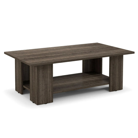Stylish and Versatile 2-Tier Coffee Table with Minimalistic Style