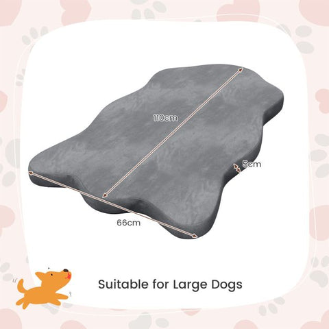Puppy Dog Bed for Big Breeds with Memory Foam Support and Detachable Cover