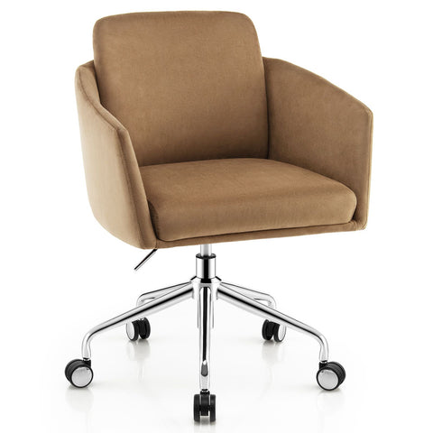 Stylish Height-Adjustable Leisure Chair with Ergonomic Design and Cushioned Seat