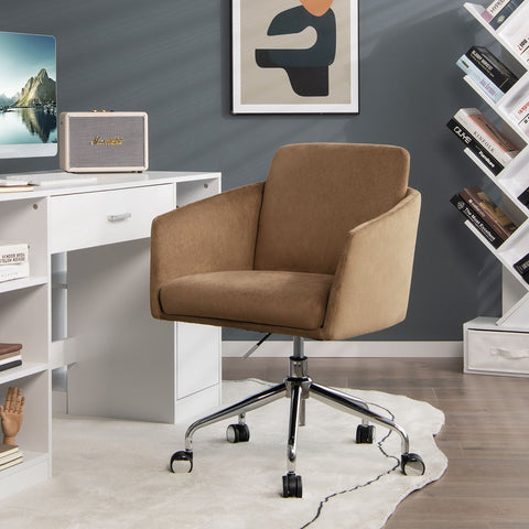 Stylish Height-Adjustable Leisure Chair with Ergonomic Design and Cushioned Seat