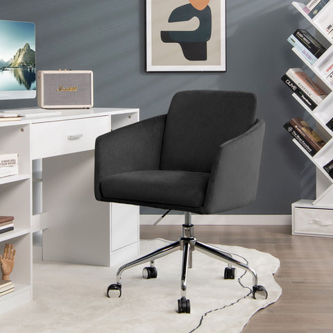 Stylish Height-Adjustable Leisure Chair with Ergonomic Design and Cushioned Seat