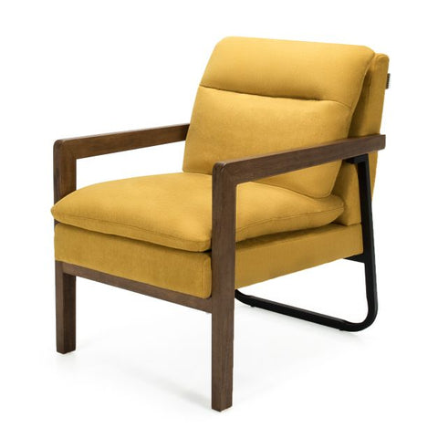 Artistic Armchair with Soften Backrest and Seat