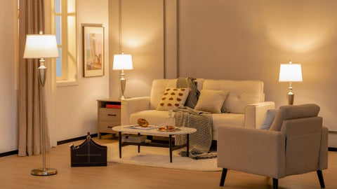 Victoria 3 Seater Sofa with 202cm Length in Creamy Beige