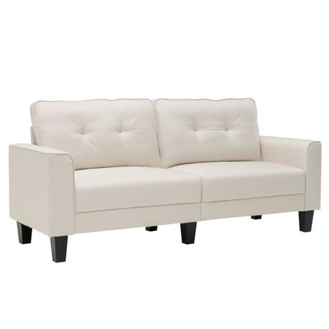 Victoria 3 Seater Sofa with 202cm Length in Creamy Beige