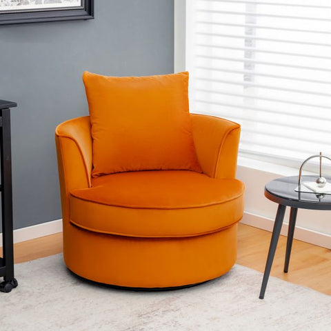 360 Degree Tub Armchair in Orange