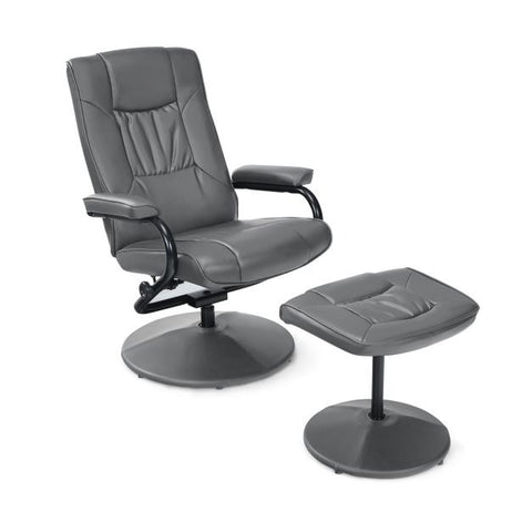 Master Recliner Chair with Footstool and Adjustable Backrest