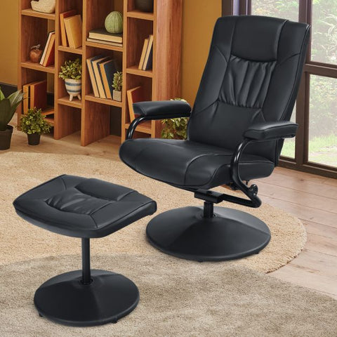 Master Recliner Chair with Footstool and Adjustable Backrest