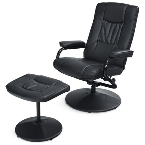 Master Recliner Chair with Footstool and Adjustable Backrest
