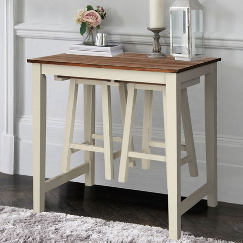Cornwall Home Bar Sets with Bar Stools Storage Functions