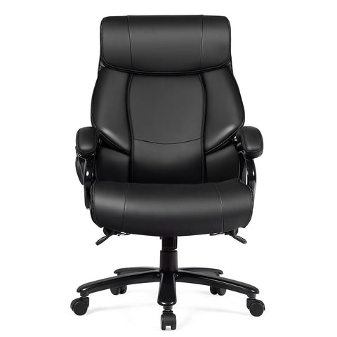 Ergonomic Stylish Leather Office Chair with Configurable Massage Function