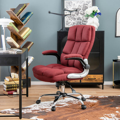 Exquisite Executive Office Chair with Upholstered material and Ergonomic Design
