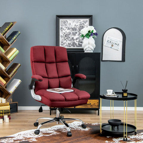 Exquisite Executive Office Chair with Upholstered material and Ergonomic Design