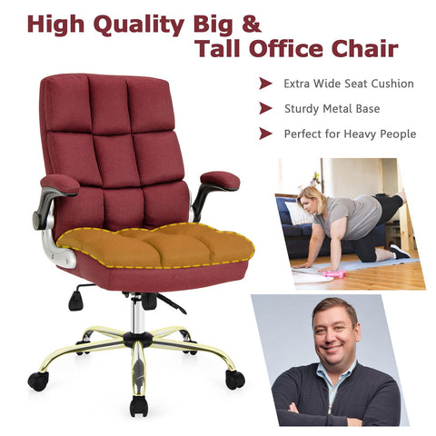 Exquisite Executive Office Chair with Upholstered material and Ergonomic Design