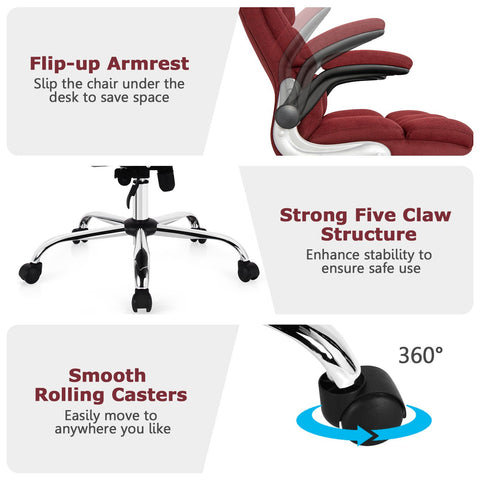 Exquisite Executive Office Chair with Upholstered material and Ergonomic Design