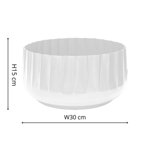 Elegant Steel Bowl Planter with Rust resistant Design