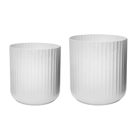 Elegant Steel Bowl Planter Set of two with Rust-resistant Design