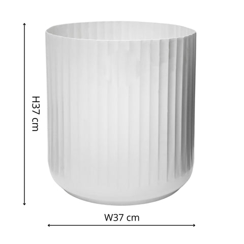 Elegant Steel Bowl Planter Set of two with Rust-resistant Design