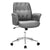 Stylish Ergonomic Office Chair with Height Adjustment and Swivel in Grey