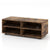 Minimalistic TV Stand with 5-Position Adjustable Shelves and Ample Storage in White