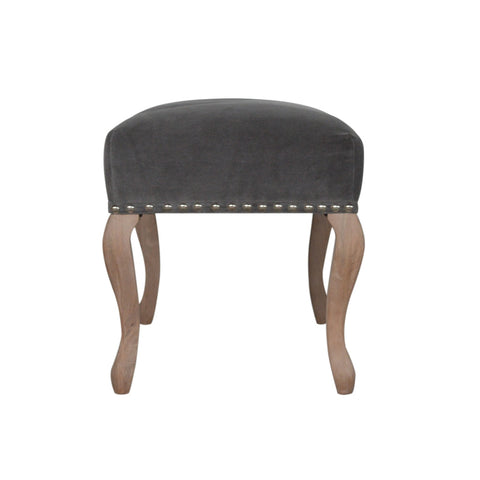 Elegant Velvet Hallway Bench with Cotton Velvet Fabric and French Legs