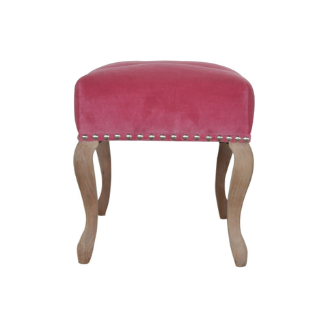 Elegant Velvet Hallway Bench with Cotton Velvet Fabric and French Legs