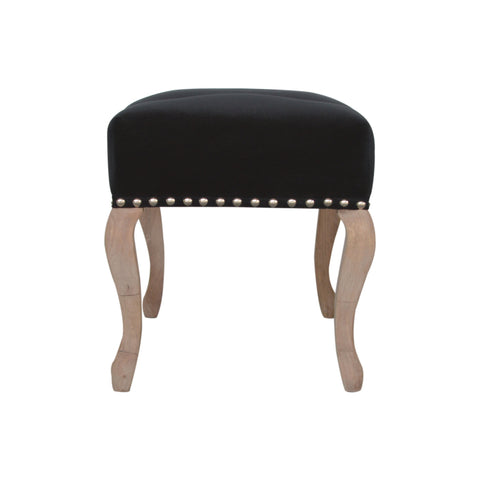 Elegant Velvet Hallway Bench with Cotton Velvet Fabric and French Legs