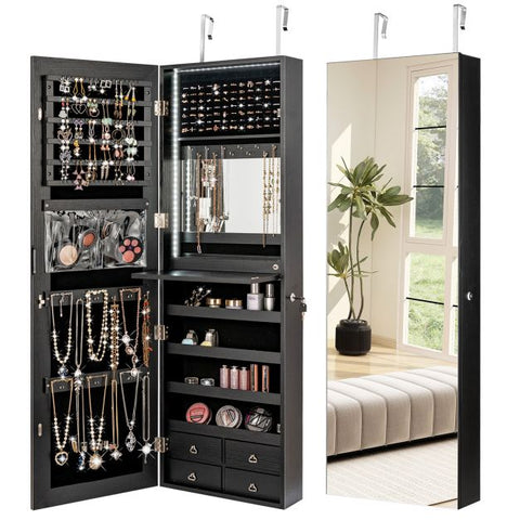 Versatile 4-Drawer Storage Jewelry Cabinet