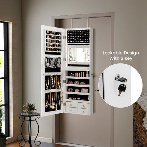 Versatile 4-Drawer Storage Jewelry Cabinet