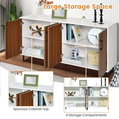 Multi-Functional and Elegant Buffet Sideboard with Ample Storage and Practical Design