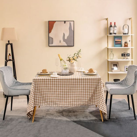 Modern Set of 2 Dining Charis in Grey