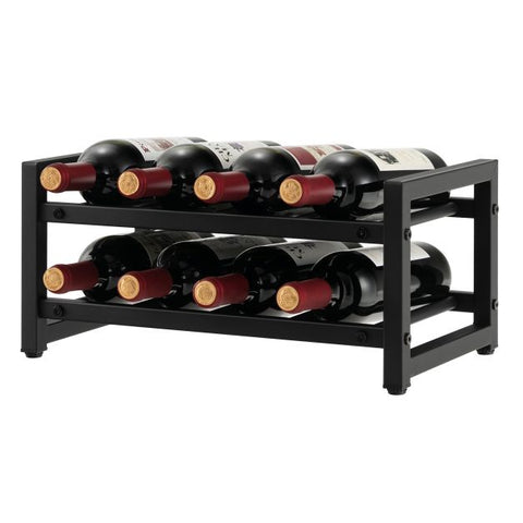 2-Tier 8-Bottle Wine Rack