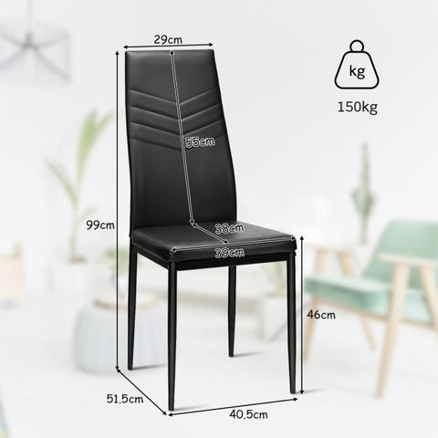 Essential Set of 4 Dining Chairs