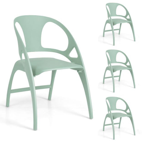 Simple Set of 2 Dining Chairs with Folding Funtcion