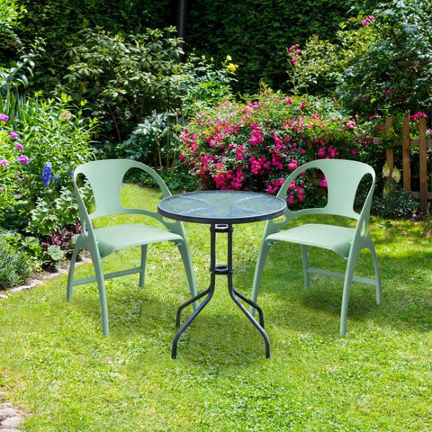 Simple Set of 2 Dining Chairs with Folding Funtcion