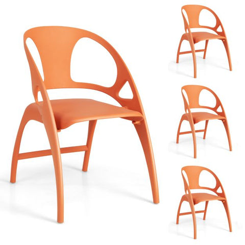 Simple Set of 2 Dining Chairs with Folding Funtcion