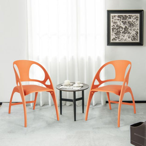 Simple Set of 2 Dining Chairs with Folding Funtcion