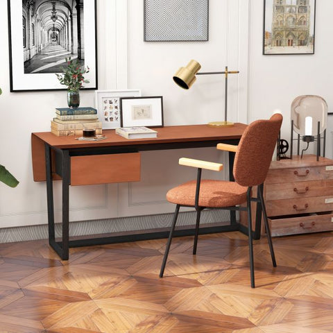 Minimalist Set of 2 Dining Chairs with Armrests