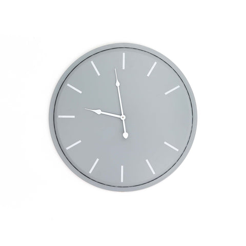 Contemporary and Modern Wall Clock with Flat Minimalist Design